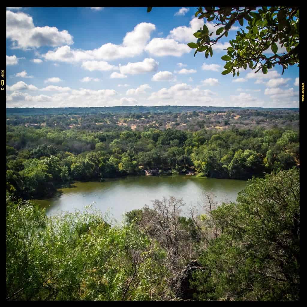 Looking Out Over Inks Lake
